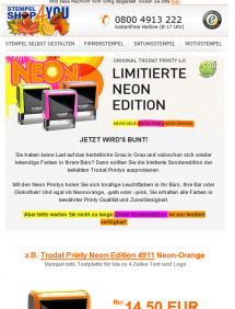 NL-Stempelshop4you Newsletter Marketing für Stempelshop4you