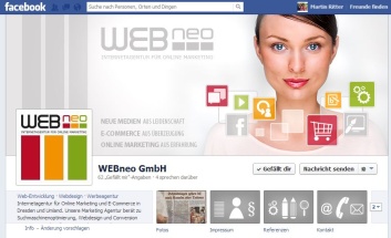 Facebook Marketing Agentur Facebook Profil von webneo.de