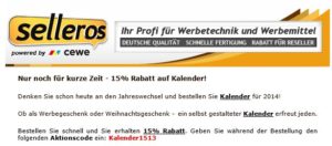 Email Marketing Newsletter von selleros