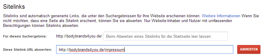 sitlink-url-abwerten