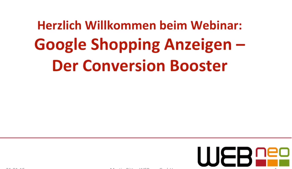 Google Shopping Anzeigen