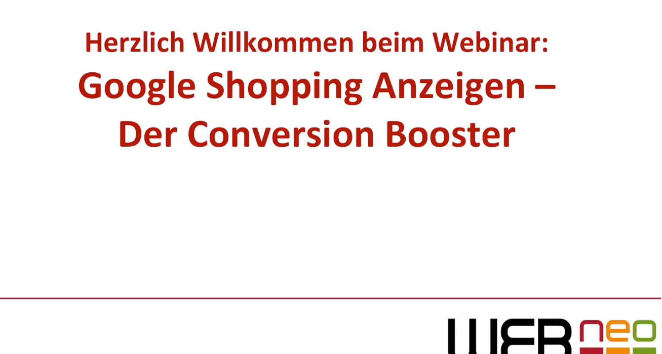 Google Shopping Anzeigen