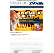 Online-Marketing-Agentur-Newsletter Newsletter Marketing für Vogel Hydraulik Pneumatik