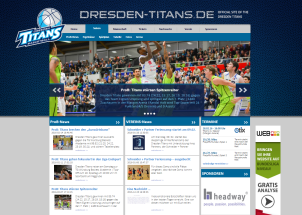 Webdesign-Referenz-Dresden-Titans Webdesign Agentur Referenz Titans