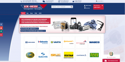Lex-hesse Onlineshop erstellen für Lex & Hesse
