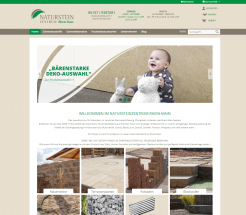 Natursteinzentrum Onlineshop erstellen für Natursteinzentrum