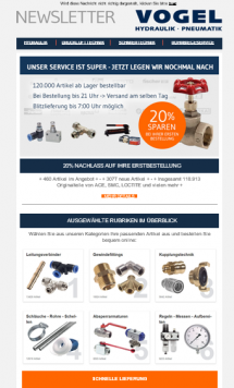Newsletter-Marketing-Referenz-9 Newsletter Marketing für Vogel Hydraulik Pneumatik