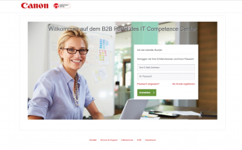 Professionelles-Webdesign-C Onlineshop erstellen für Canon