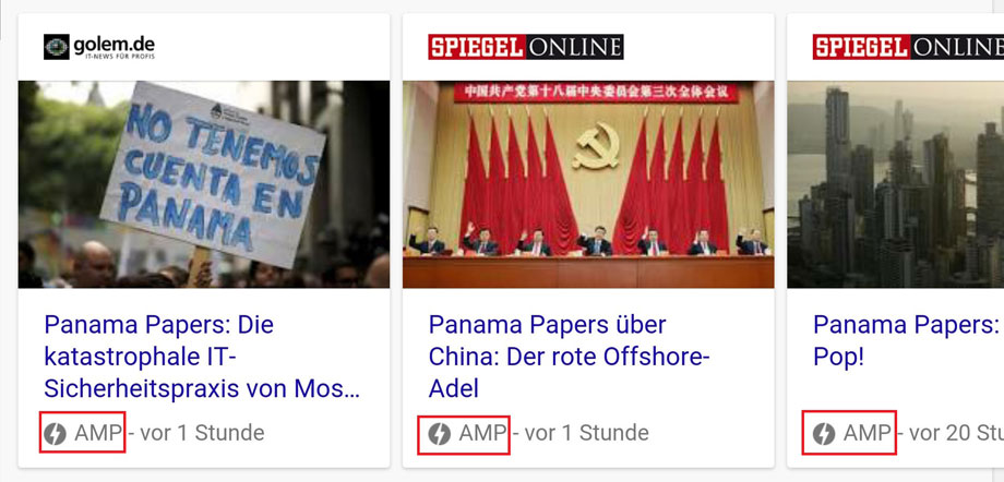 google-amp-nachrichtenseiten