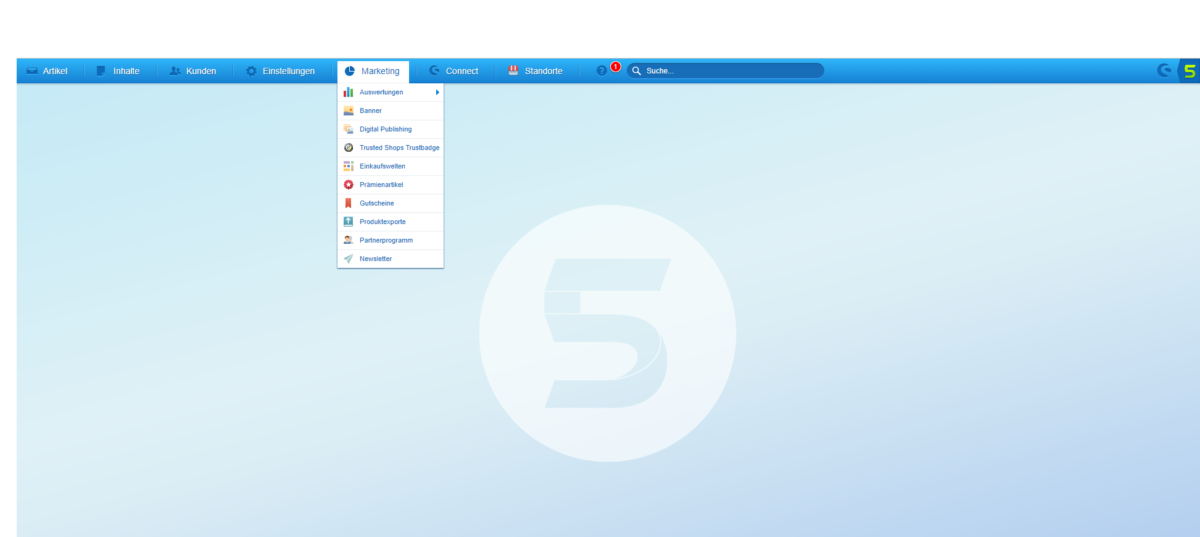 Shopware-Backend-Einkaufswelten-Beispiel