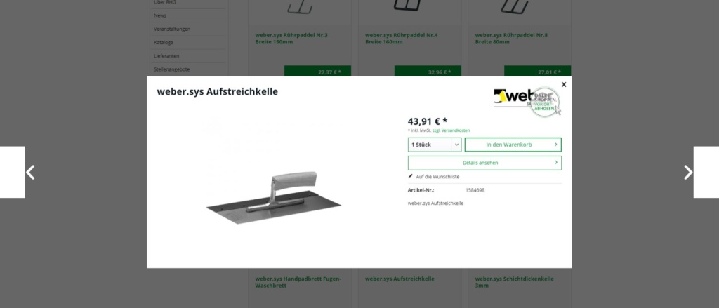 Click&Collect auf www.rhg.de