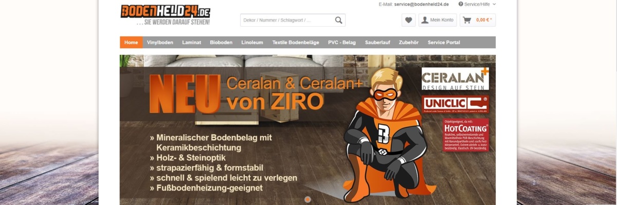 bodenheld24.de - Slider Shopware Shop
