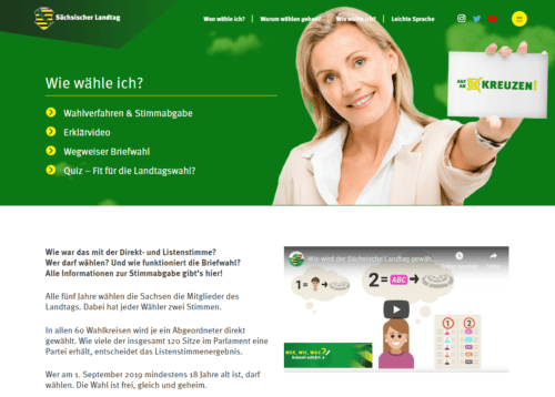Sächsischer Landtag Wahlen 2019