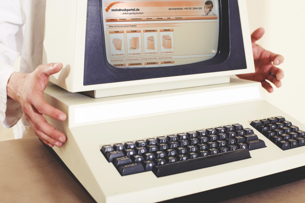 meindurckportal.de auf einem alten PC