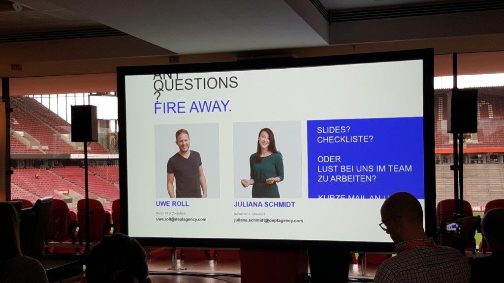 06 Speaker Uwe Roll Juliana Schmidt SEO Day 2019