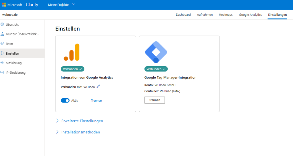 MS Clarity Integration