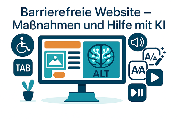 Titelbild Barrierefreie Website