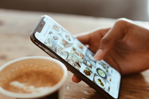 Bilder auf Handy / Instagram