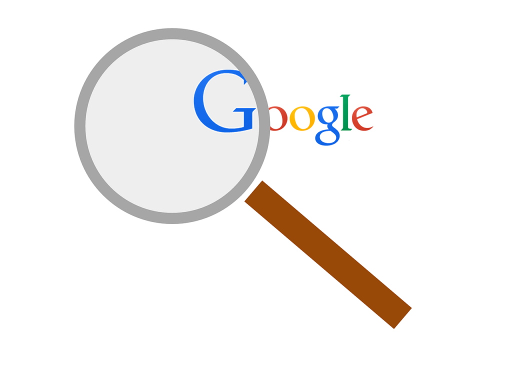 Google mit Linse