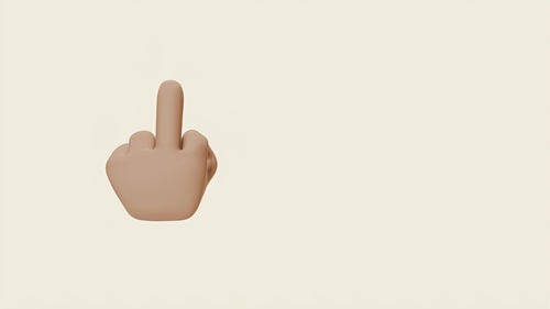 Mittelfinger Emoji