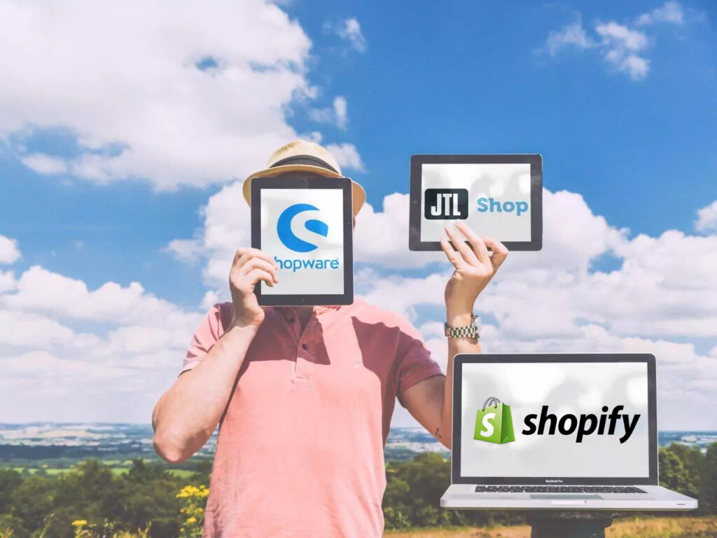 Shopvergleich - Shopware, JTL, Shopify