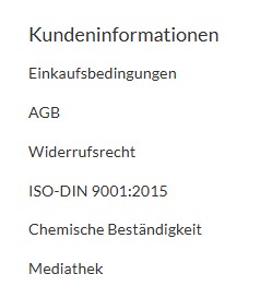 Rechtliche Vorschriften