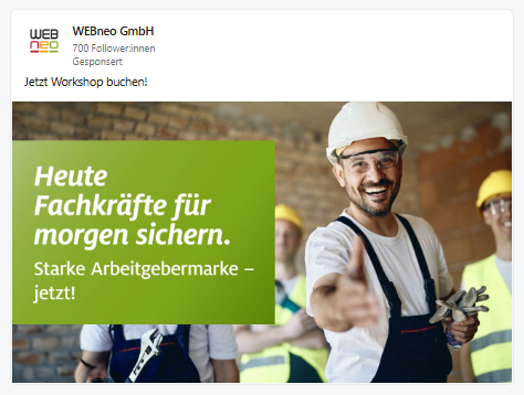 Single Image Ad LinkedIn