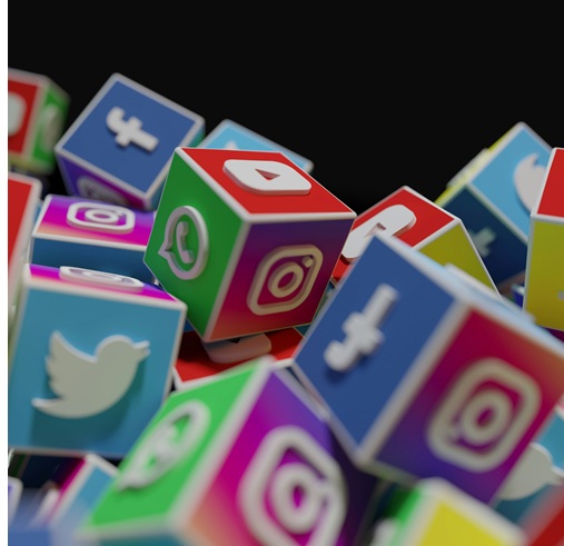 Social Media Würfel