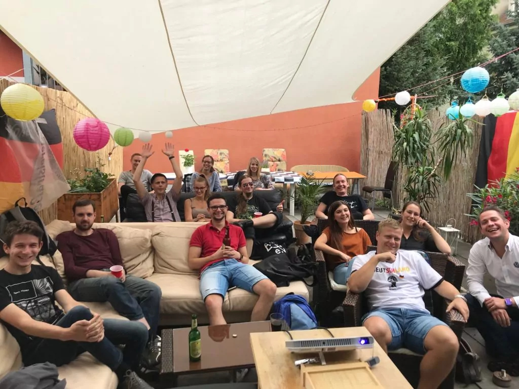 WEBneo Team Event Public Viewing 2018