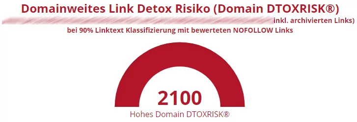 DTOX Risk - Auswertung - Beispiel
