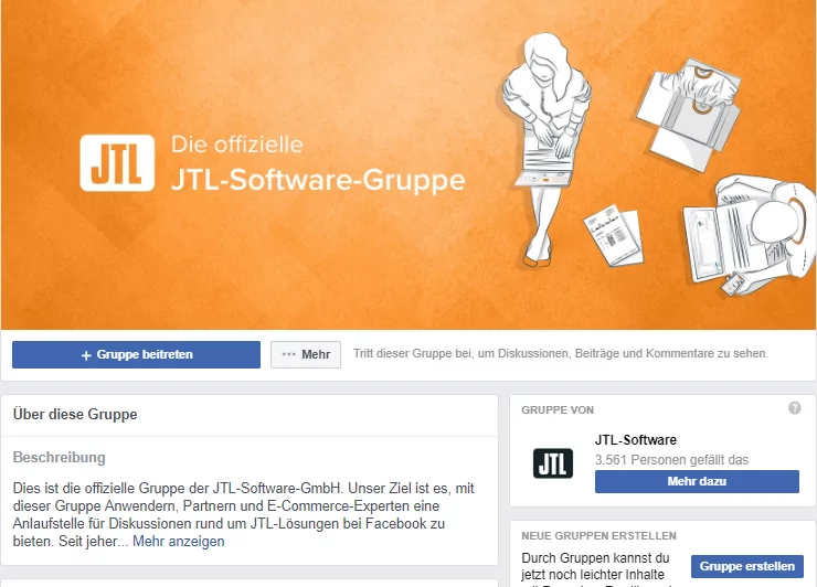 JTL-Facebook-Gruppe