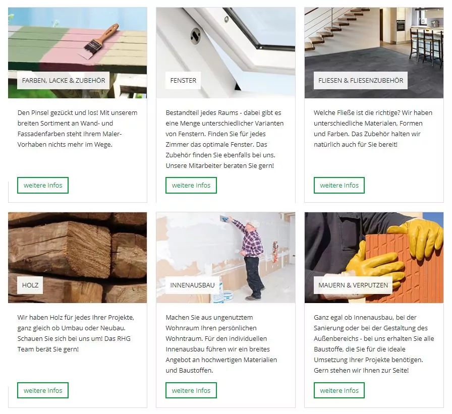 Services auf www.rhg.de