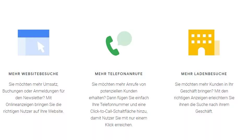 GoogleAds Vorteile