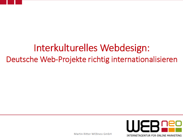 Interkulturelles Webdesign mit WEBneo