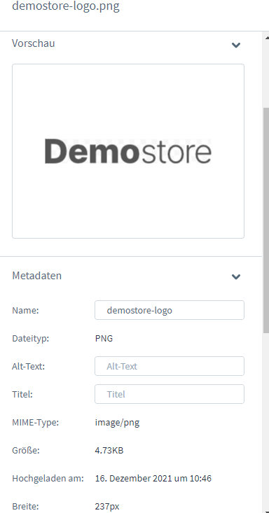 Bildoptimierung Shopware 6